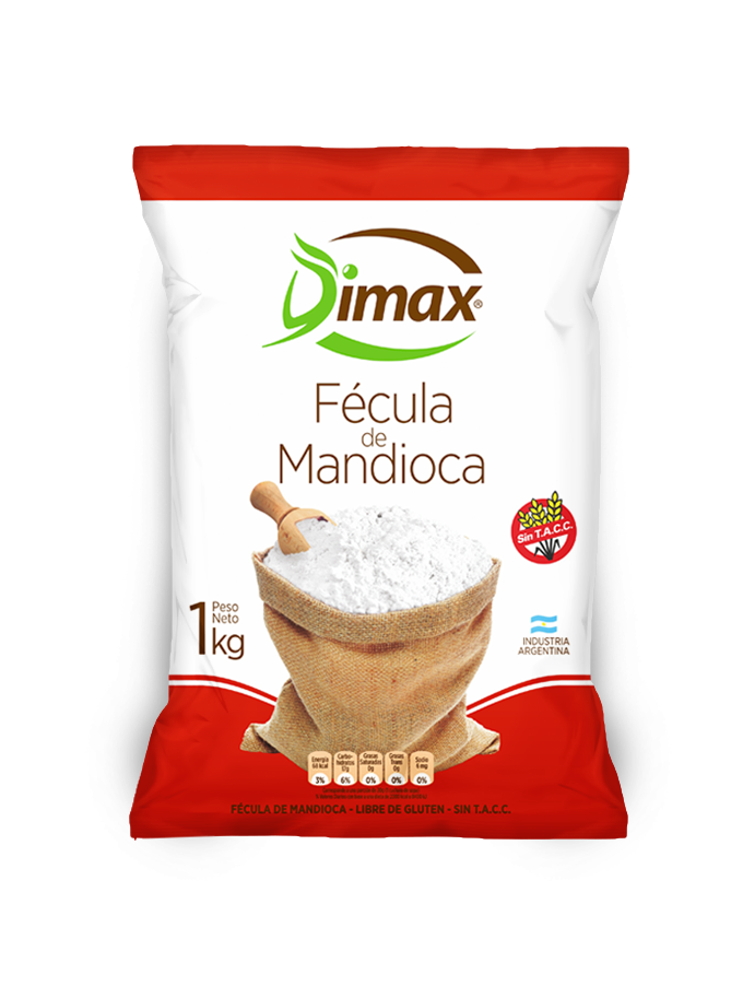 Fecula de Mandioca x 1kilo -Sin Tacc- Dimax