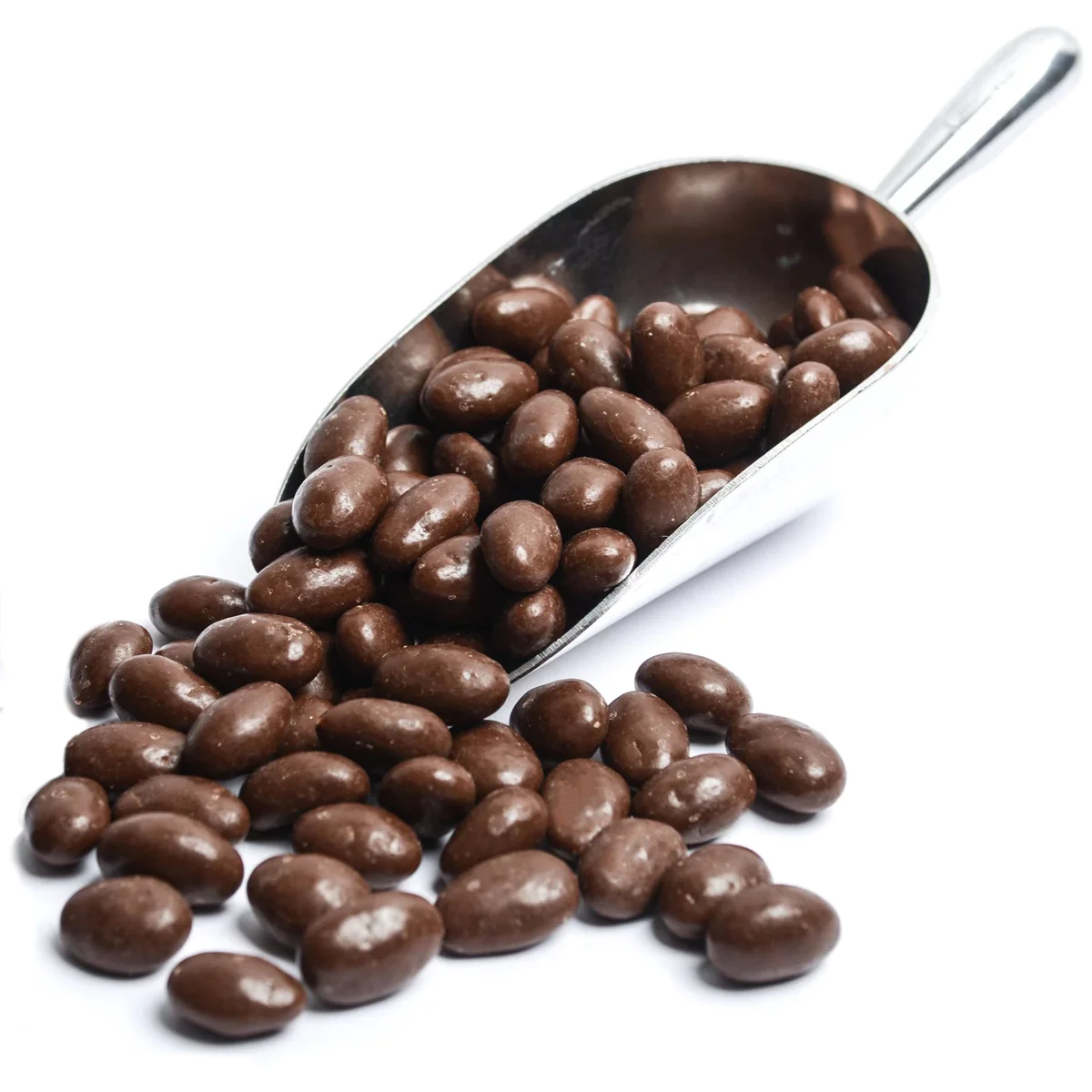 Almendras bañadas con chocolate x unid 35 gr
