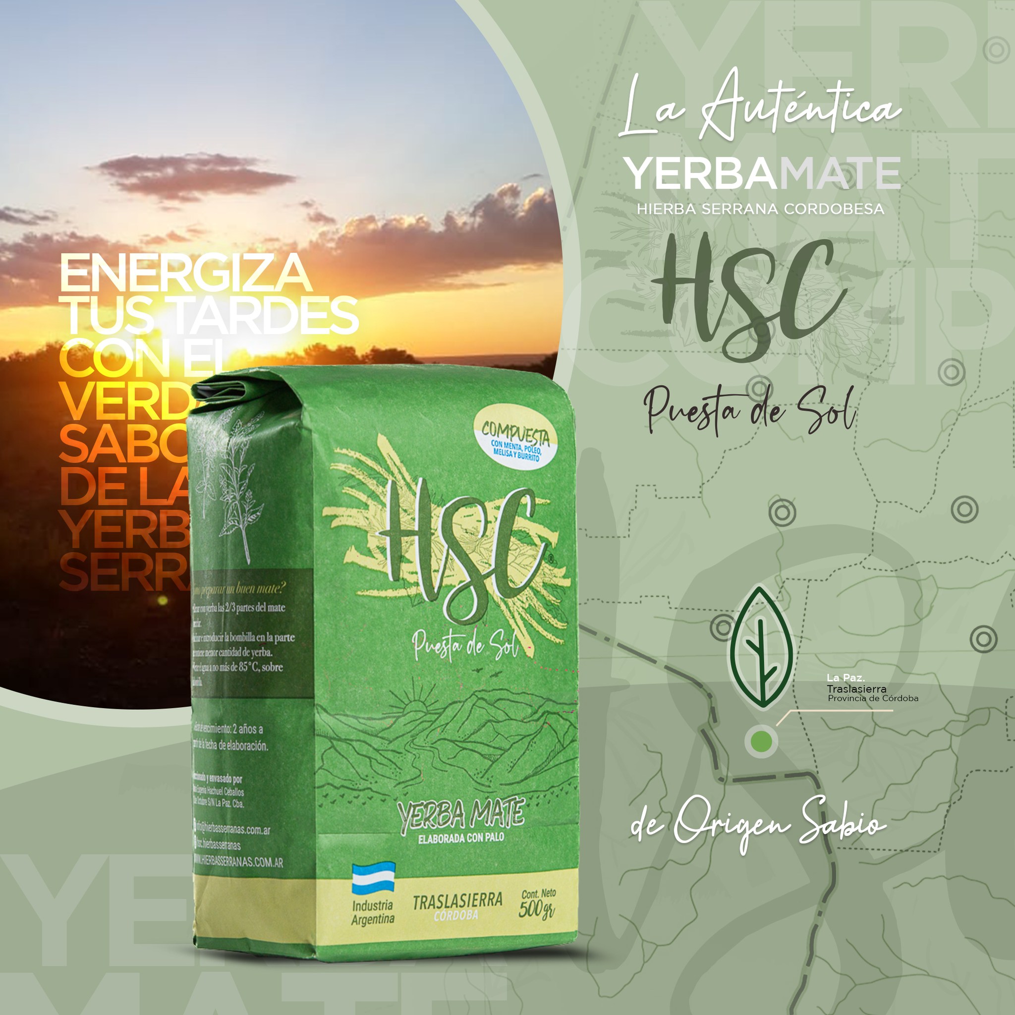 Yerba HSC- Compuesta x 500 grs. 