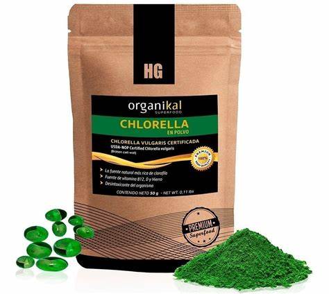 Alga Chlorella x 50 grs. -Organikal