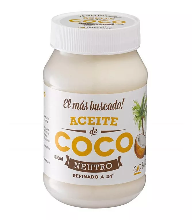 Aceite de Coco Neutro x 500 ml - God Bless You