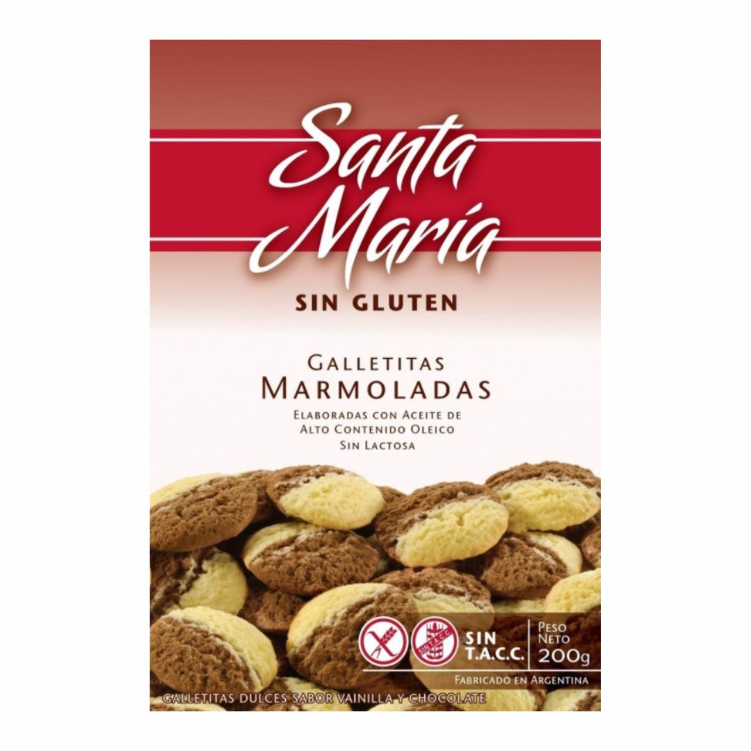 Galletas Vainilla y Chocolate x 200 grs. - Santa Maria