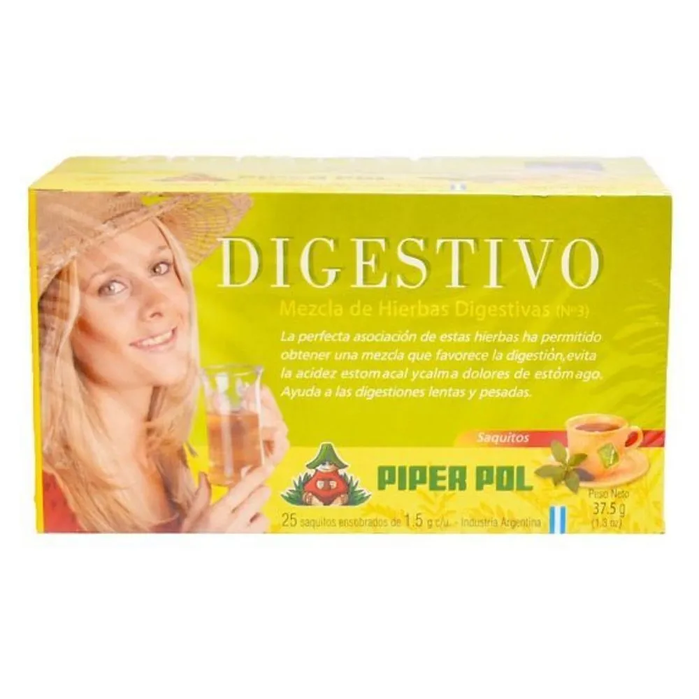 Infusion Digestivo x 25 saq -Pipper Pol