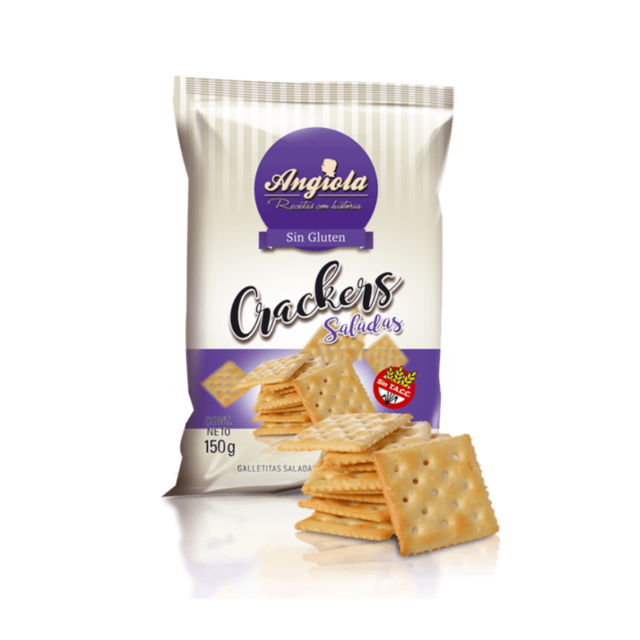 Galletas Crackers Salada Clasica s/TACC x 150g - Angiola