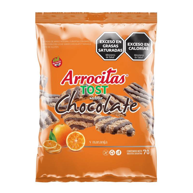 Arrocitas Choco + Naranja x70 gr. Cerealko