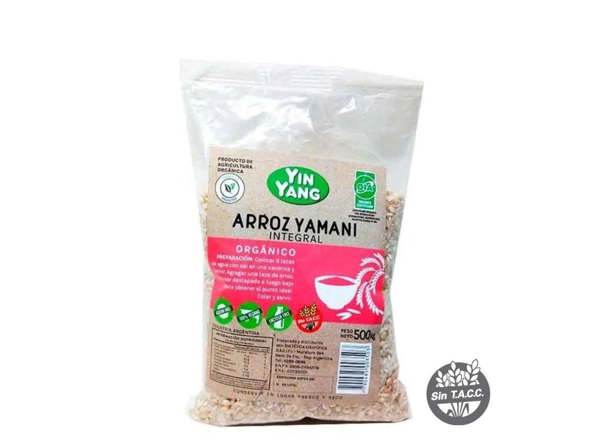 Arroz integral Yamani x 500 grs.-Sin Tacc-Yin Yang