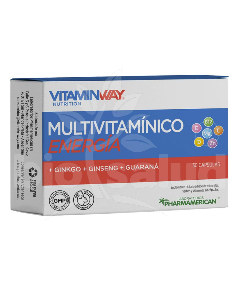 Multivitaminico Energia x  30 cap-Vitaminway