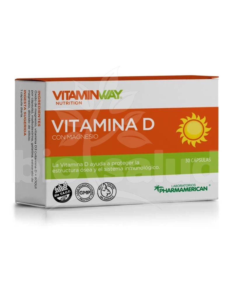 Vitamina D x 30 cap - Vitaminway