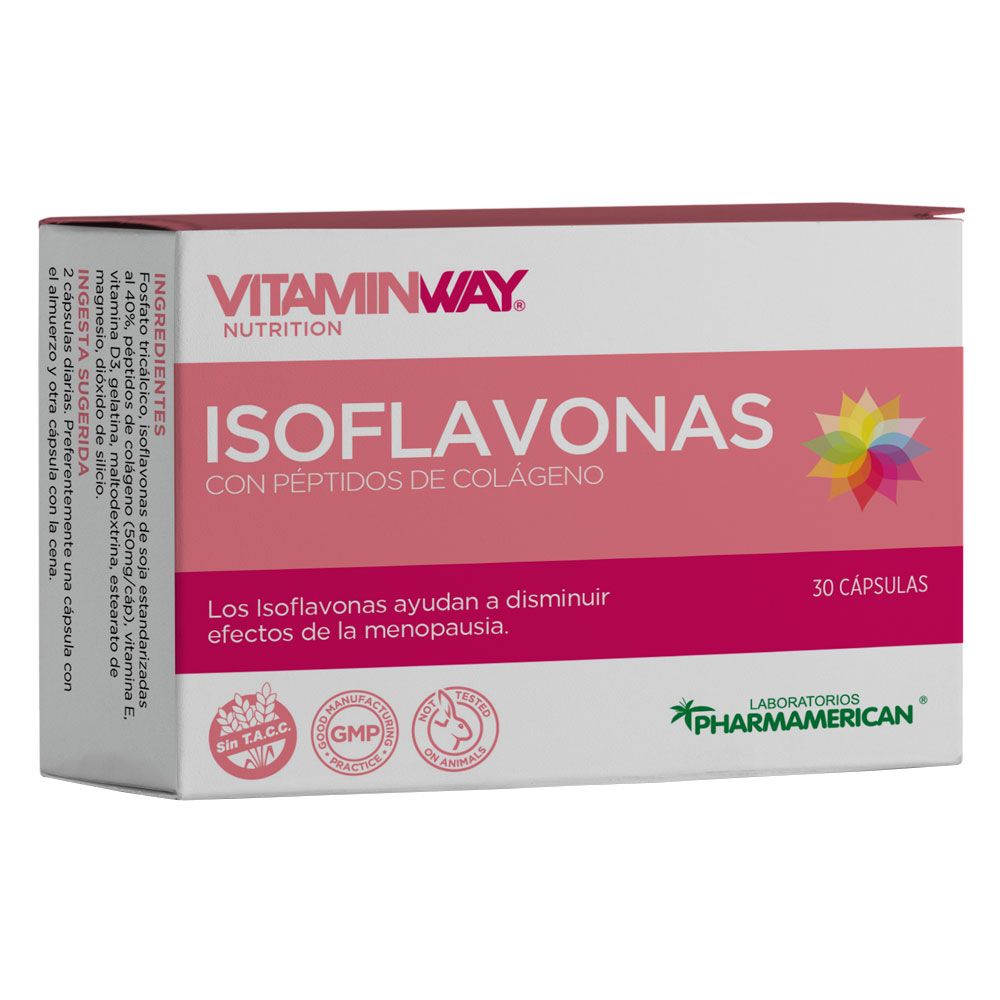 Isoflavonas de Soja x 30 cap - Vitaminway 