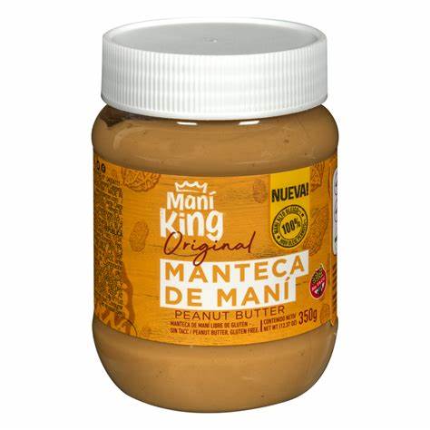 Mantequilla de Mani x 350 grs, - KING