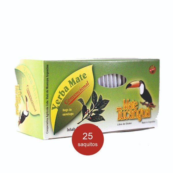 Yerba Mate x 25 Sobres -SIN TACC- Tucanguá