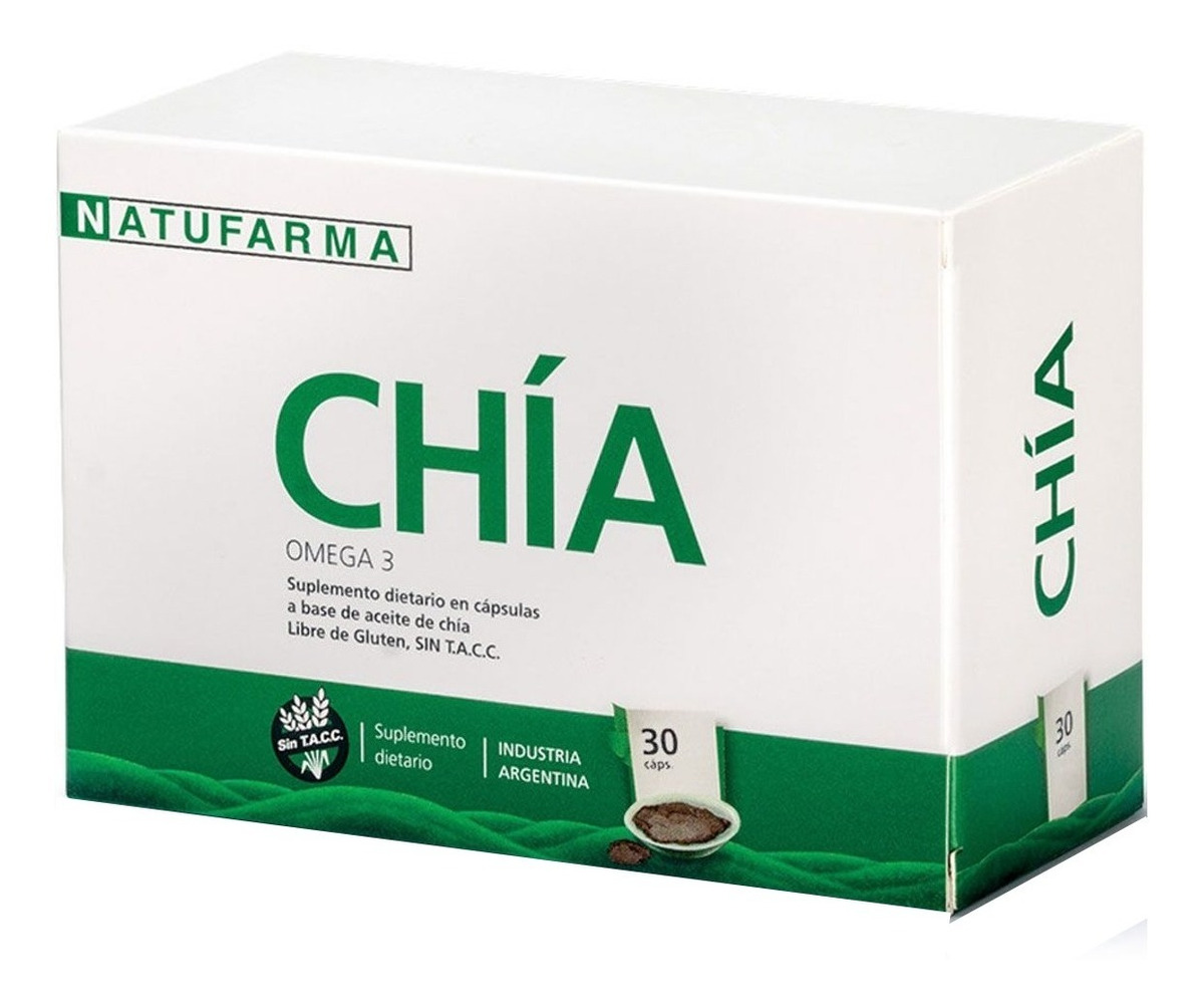 CHIA - OMEGA 3  x 30 capsulas  -NATUFARMA