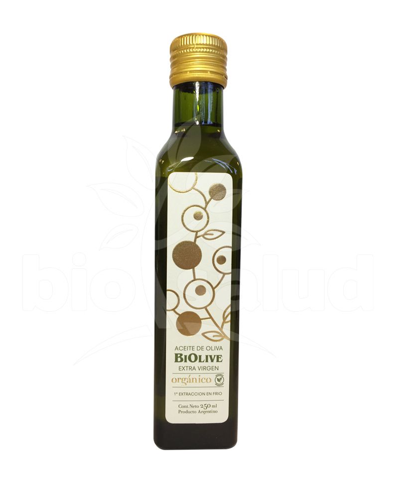 Aceite de Oliva Extra Virgen - Organico - Biolive x 250 ml