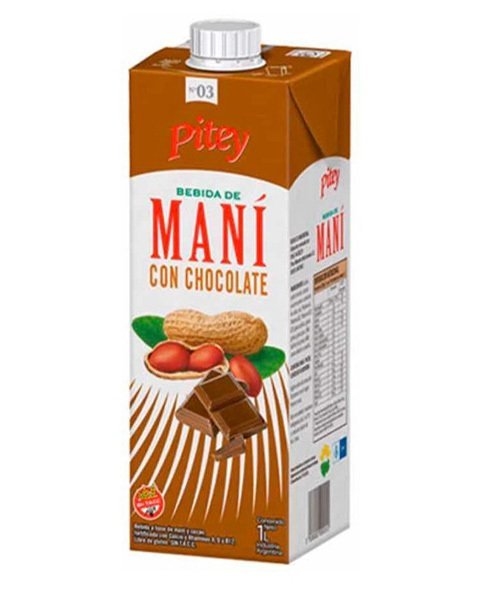 Leche de Mani con Chocolate x 1000 ml  - PITEY