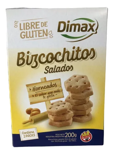 Bizcochitos Salados - DIMAX - SIN TACC x 200grs.