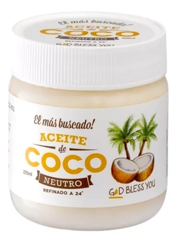 Aceite de Coco Neutro God Bless You x 225ml