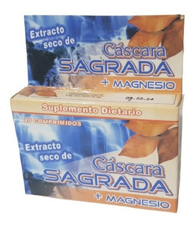 Cascara Sagrada con Magnesio x 20 comp-Modelife