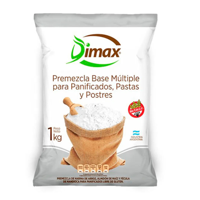 Premezcla Base Multiple - sin TACC - Dimax - X 1kg