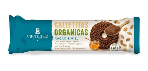 Galletas Organicas Cacao y Miel - Cachafaz