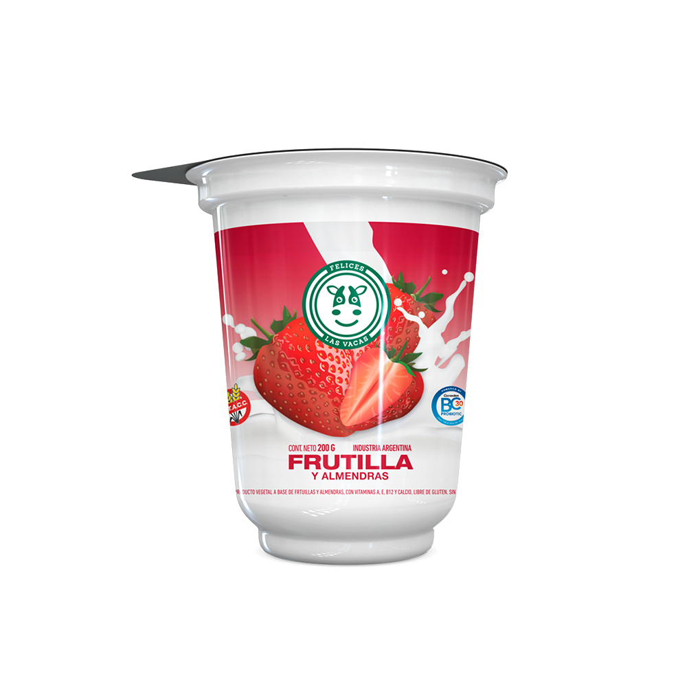 Yogurt de Almendras y Frutilla