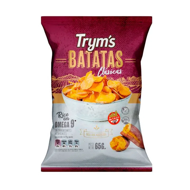 Batatas Tryms Clasicas x 65 g