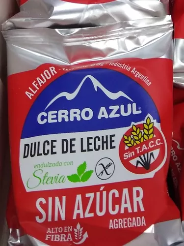 Alfajor con Dulce de Leche SIN AZUCAR - Cerro Azul