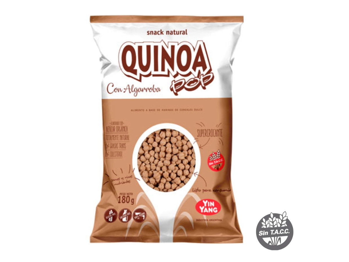 Quinoa Pop con Algaroba x 80 grs - sin Tacc