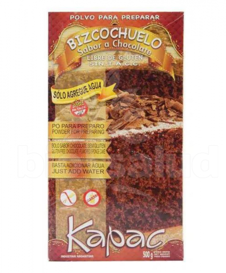 Pre Mezcla Bizcochuelo sabor a Chocolate x 500 grs.-KAPAC