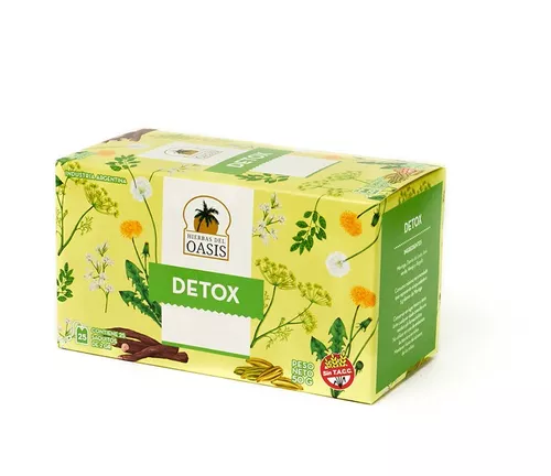 Infusion DETOX x 25 saq. Hierbas del Oasis