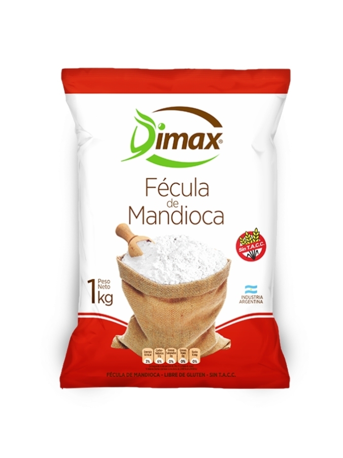 Fecula de Mandioca x 1kilo -Sin Tacc- Dimax