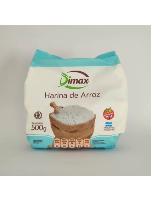 Harina de Arroz x 500 grs.-Sin Tacc-Dimax