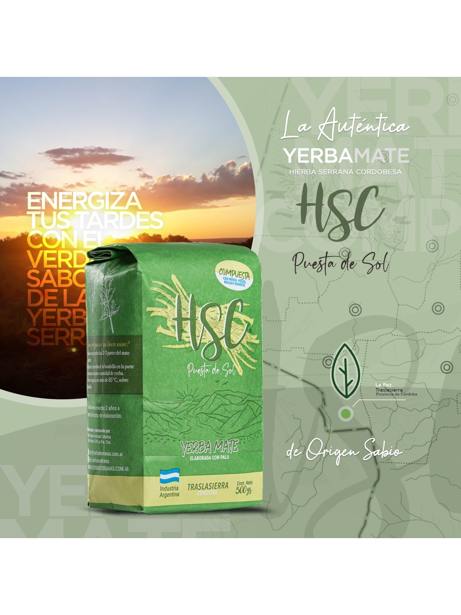 Yerba HSC- Compuesta x 500 grs. 