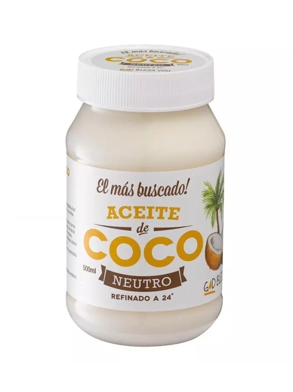 Aceite de Coco Neutro x 500 ml - God Bless You