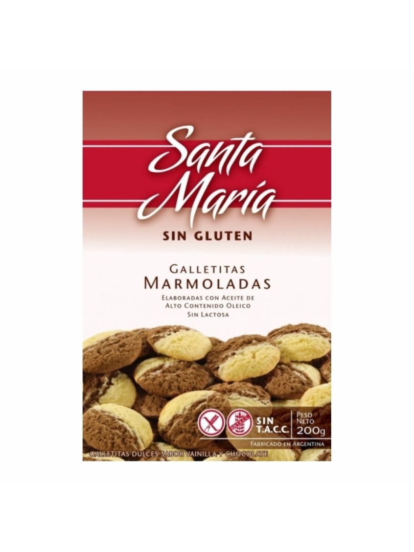 Galletas Vainilla y Chocolate x 200 grs. - Santa Maria