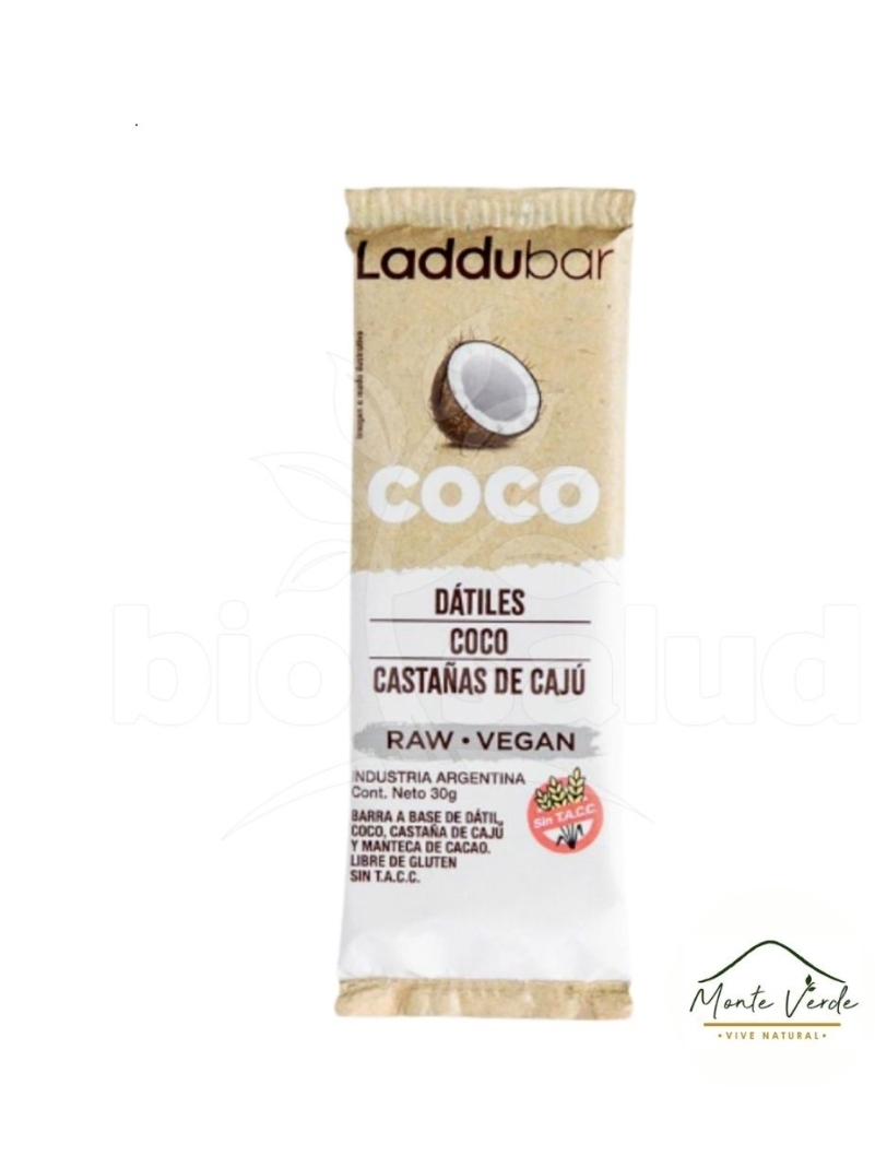 Barrita de Datil, Castañas de Caju y Coco x 30 grs