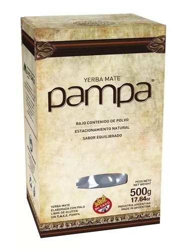 Yerba Mate Pampa  con Palo x 500 grs