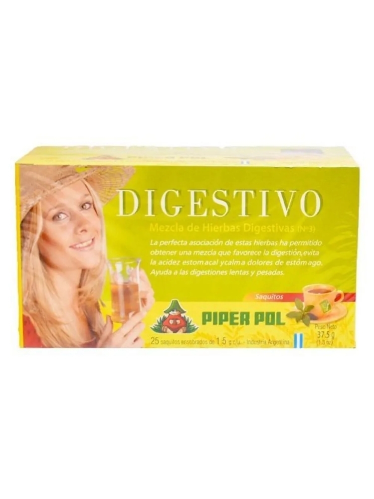 Infusion Digestivo x 25 saq -Pipper Pol