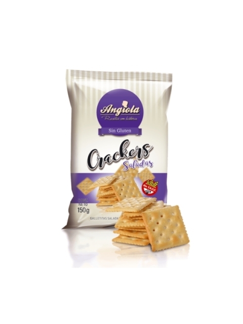 Galletas Crackers Salada Clasica s/TACC x 150g - Angiola