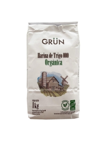 Harina de Trigo 000 Organica x 1 kilo -Grun