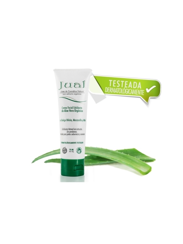 Crema Facial Exfoliante de Aloe Vera 75ml -JUAL