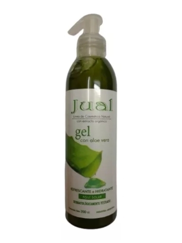 Gel de  Aloe Vera Orgánico 99% Puro Prensado En Frio- 210ml- Jual