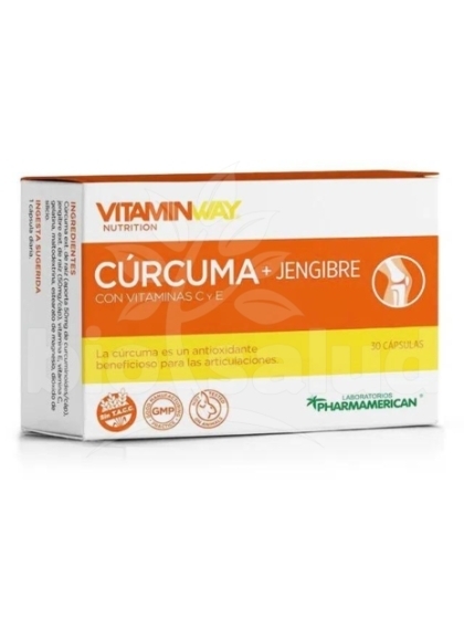 Curcuma Pimienta y Jengribre x 30 cap-Vitaminway