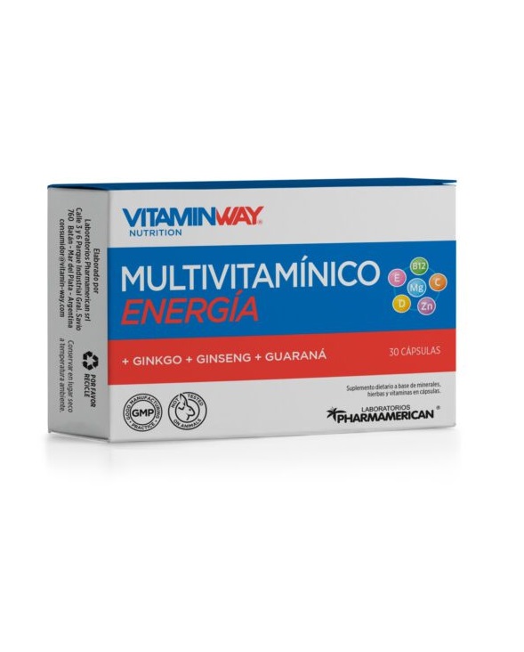 Multivitaminico Energia x  30 cap-Vitaminway