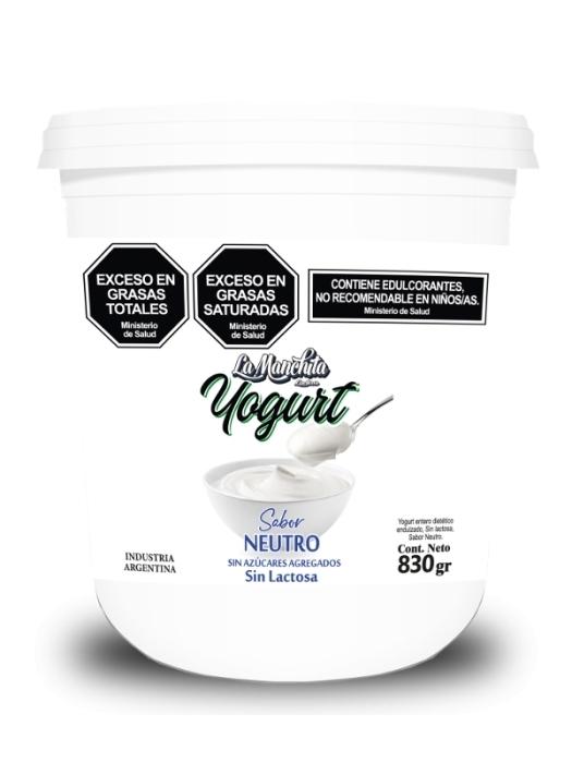 Yogurt Neutro x 830 grs. - La Manchita