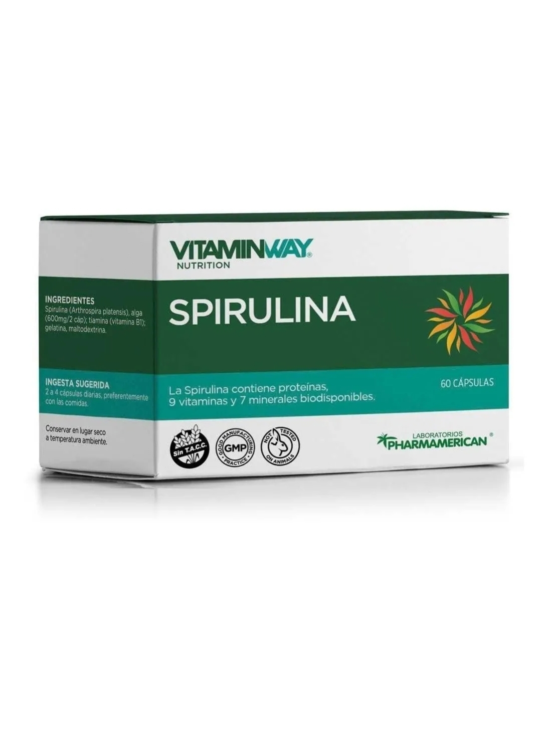 Espirulina x 60 cap  - Vitaminway