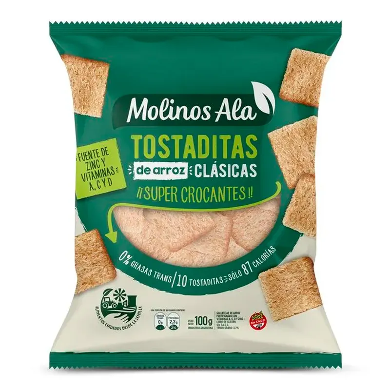 Tostadas Clasica -Molinos Ala x 100 grs.