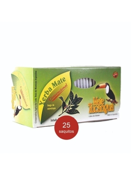 Yerba Mate x 25 Sobres -SIN TACC- Tucanguá