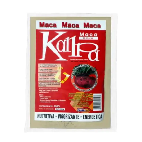 Maca Roja x 500 grs.  - Kallpa