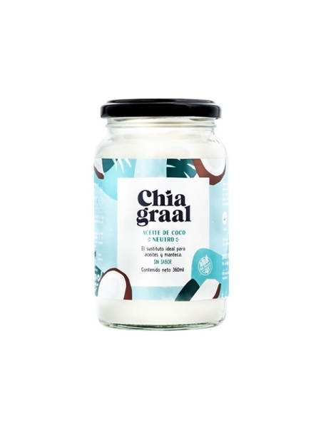 Aceite de Coco Neutro -Chia Graal x 360 ml<br>