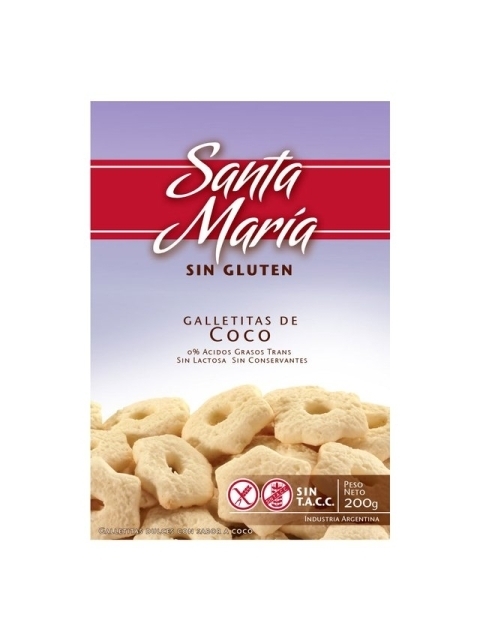 Galletas de COCO- Santa Maria x 200 grs.